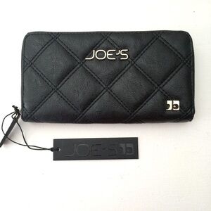 JOES ZIP AROUND BLACK DIAMOND WALLET